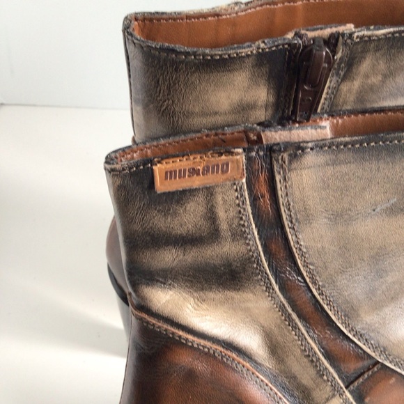 MUSTANG Multi-color heeled Boots. Size 40 - Picture 5 of 10